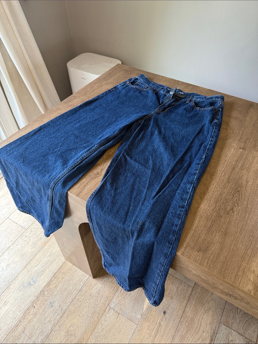 Old Navy Men's Relaxed Dark Blue Denim Jeans